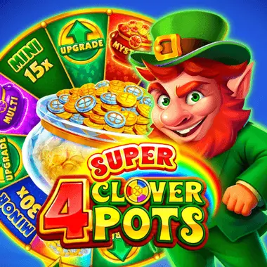 4 Super Clover Pots game tile